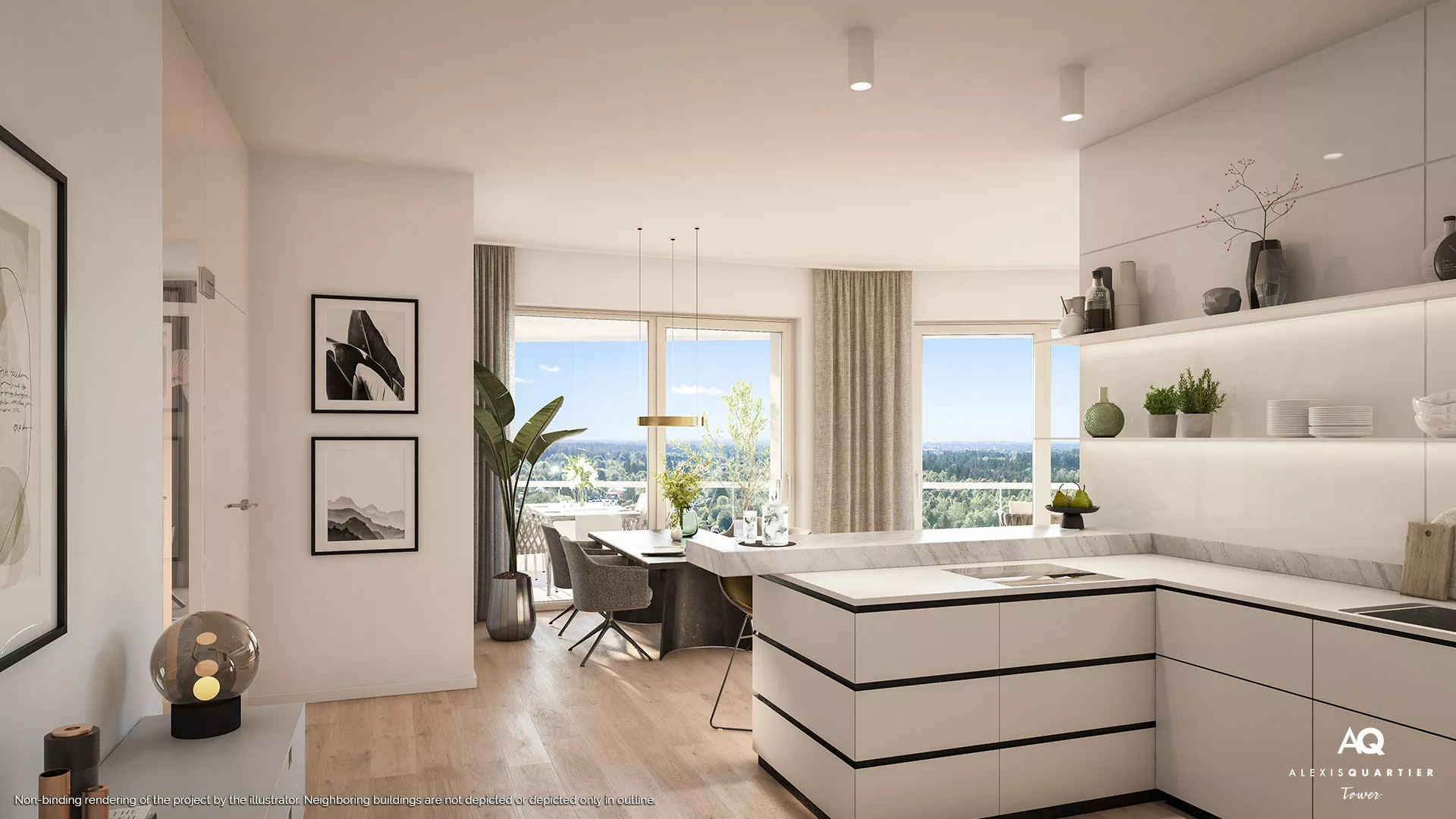 Property Munich-Perlach: Alexisquartier - Tower - Illustration 8