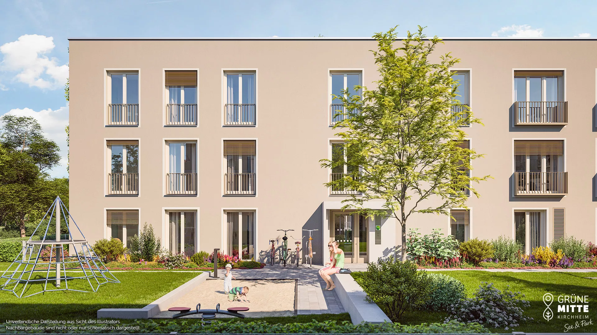 Immobilie Kirchheim b. München: Grüne Mitte Kirchheim - See und Park - Illustration 4