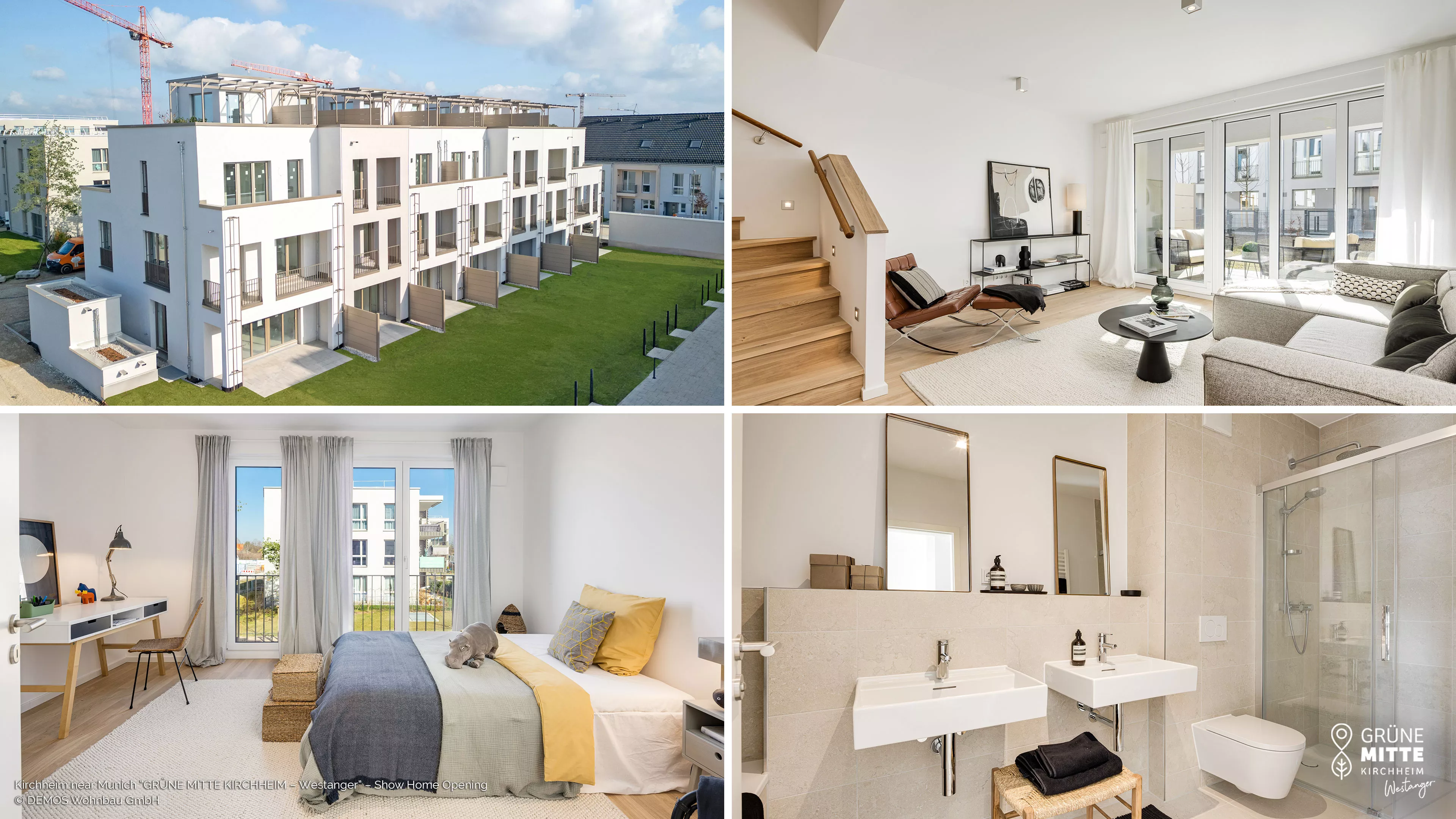 ‘GRÜNE MITTE KIRCHHEIM – Westanger’: New show home opened – experience our ready-to-move-in terraced houses now
