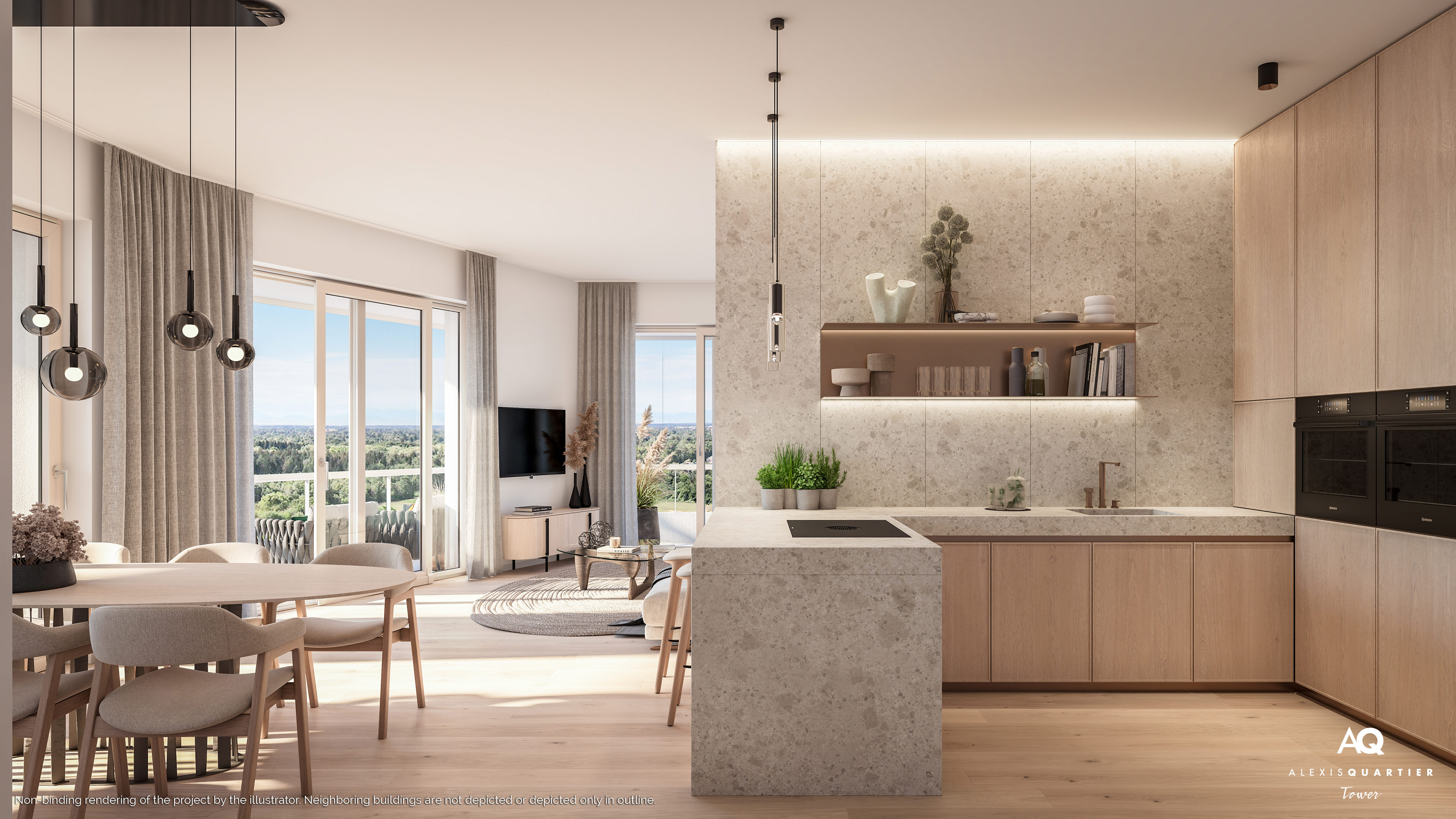 Property Munich-Perlach: Alexisquartier - Tower - Illustration 10