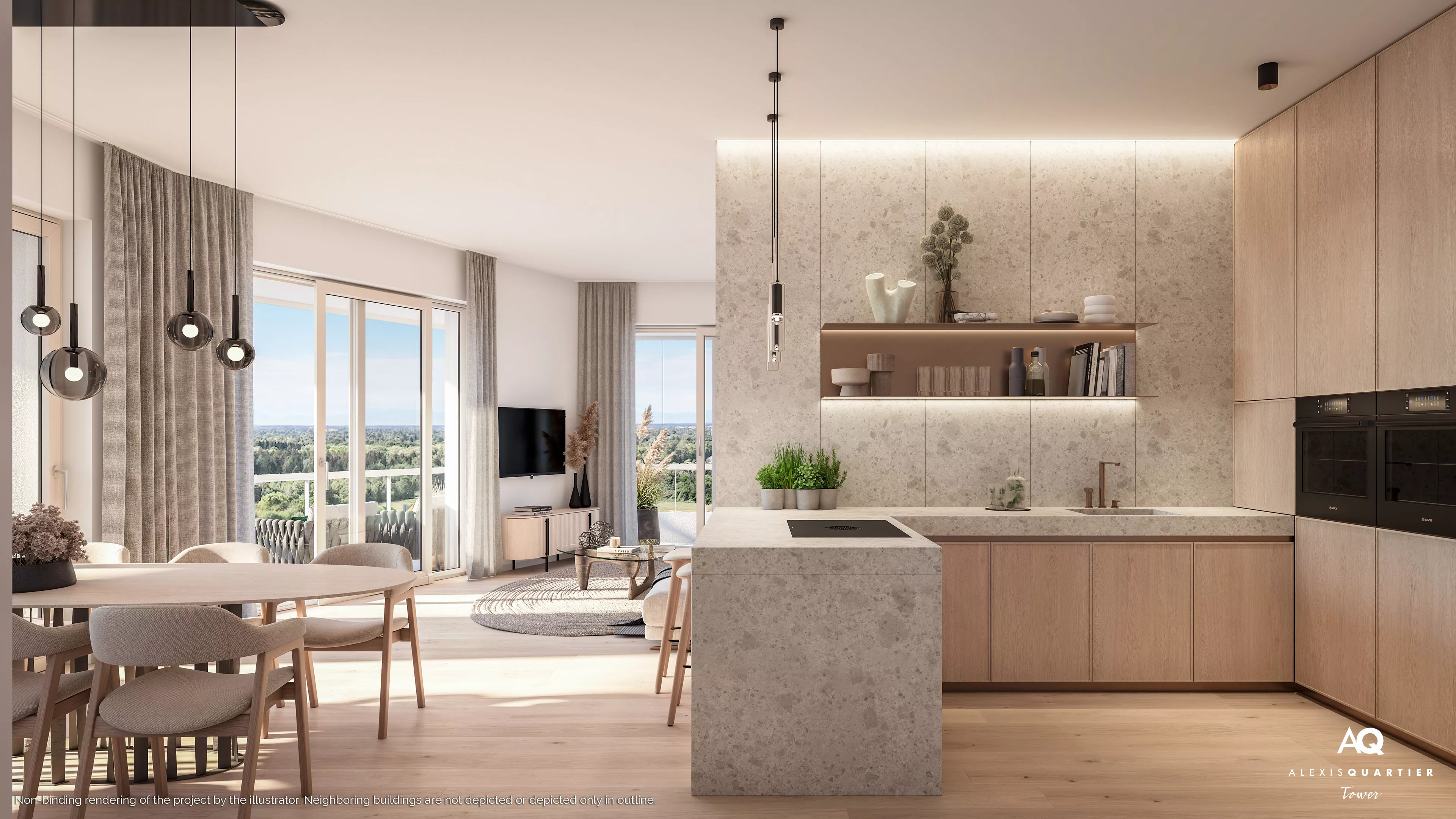 Property Munich-Perlach: Alexisquartier - Tower - Illustration 10