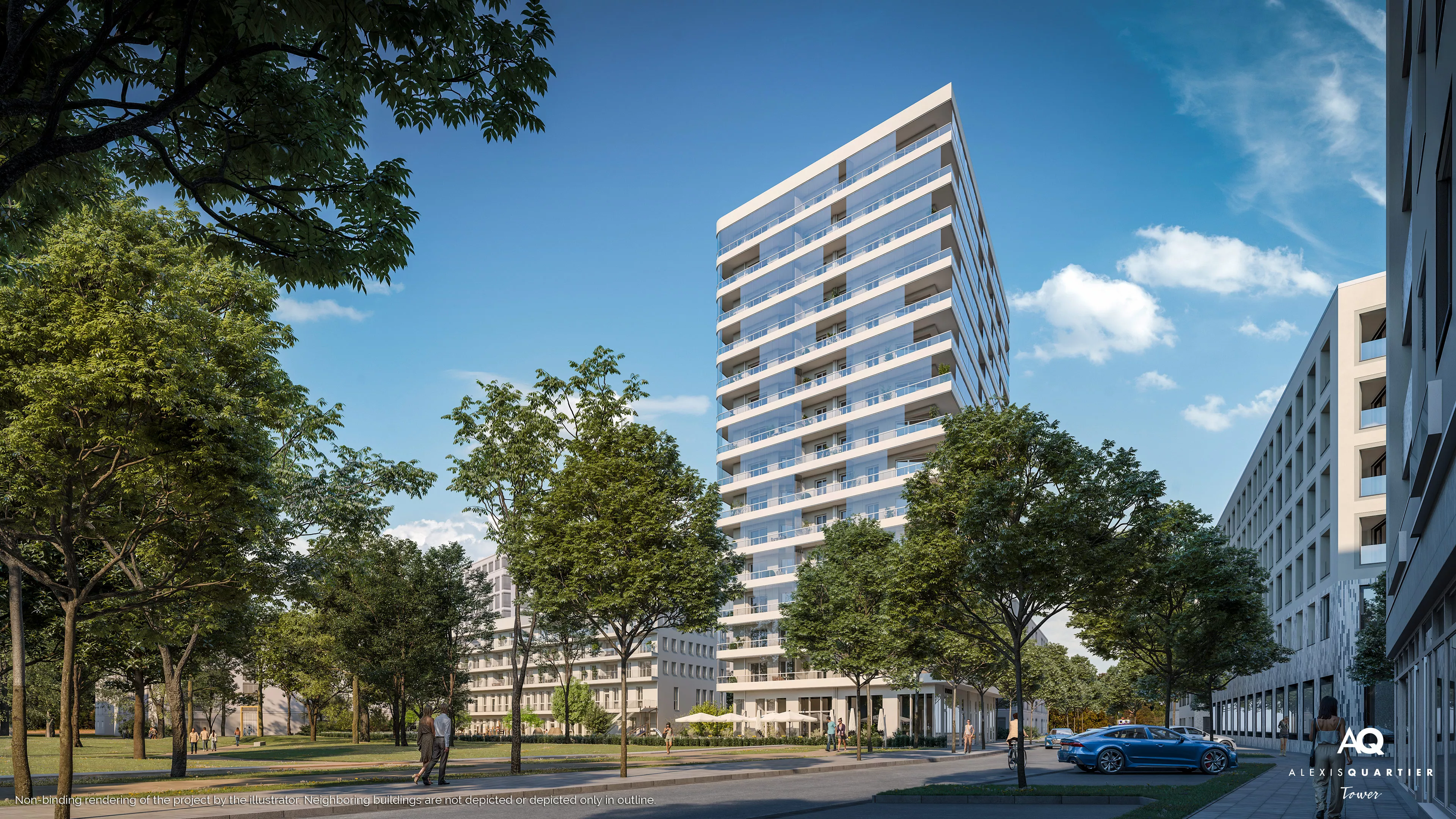 Property Munich-Perlach: Alexisquartier - Tower - Illustration 4