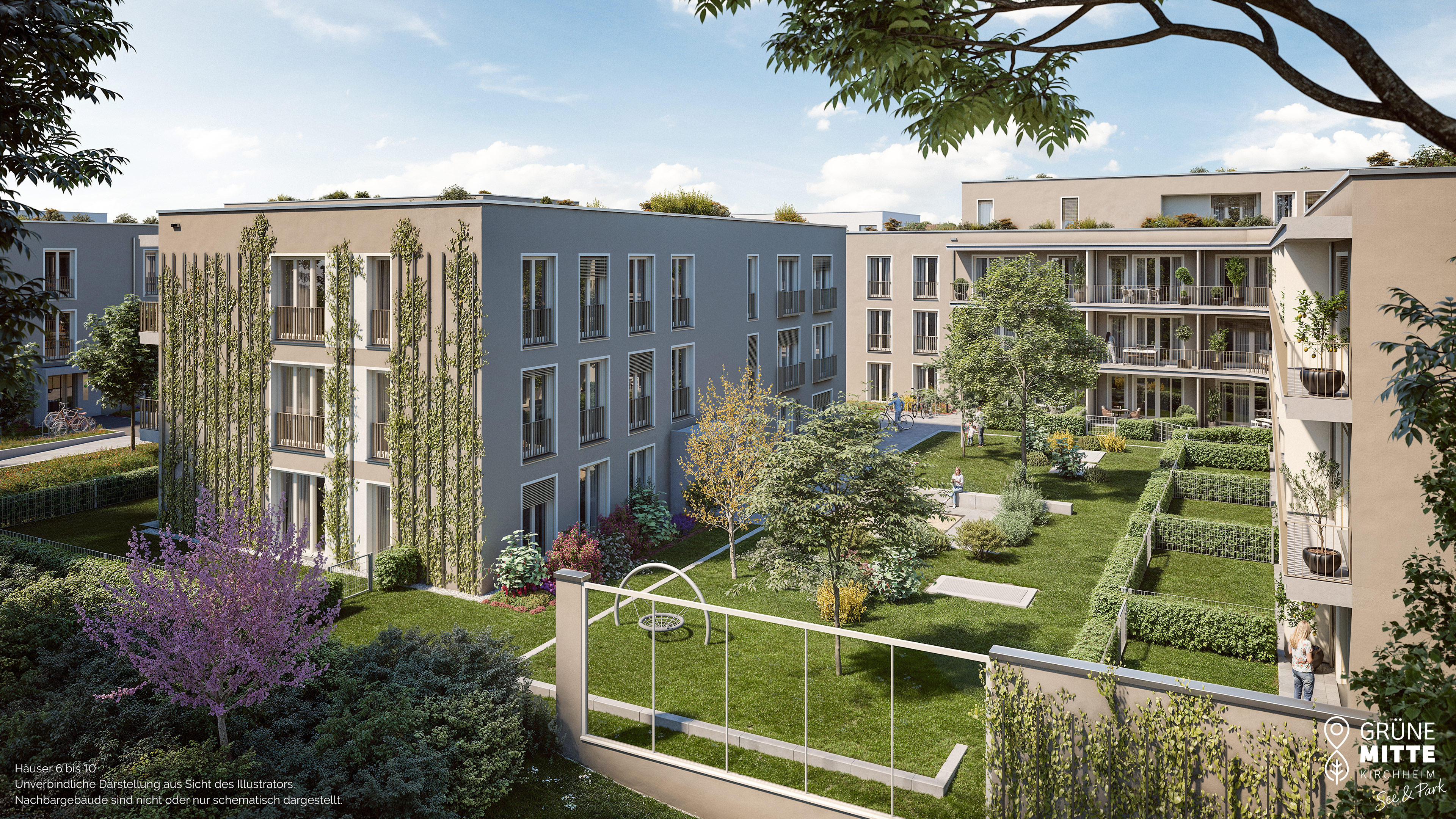 Immobilie Kirchheim b. München: Grüne Mitte Kirchheim - See und Park - Illustration 7