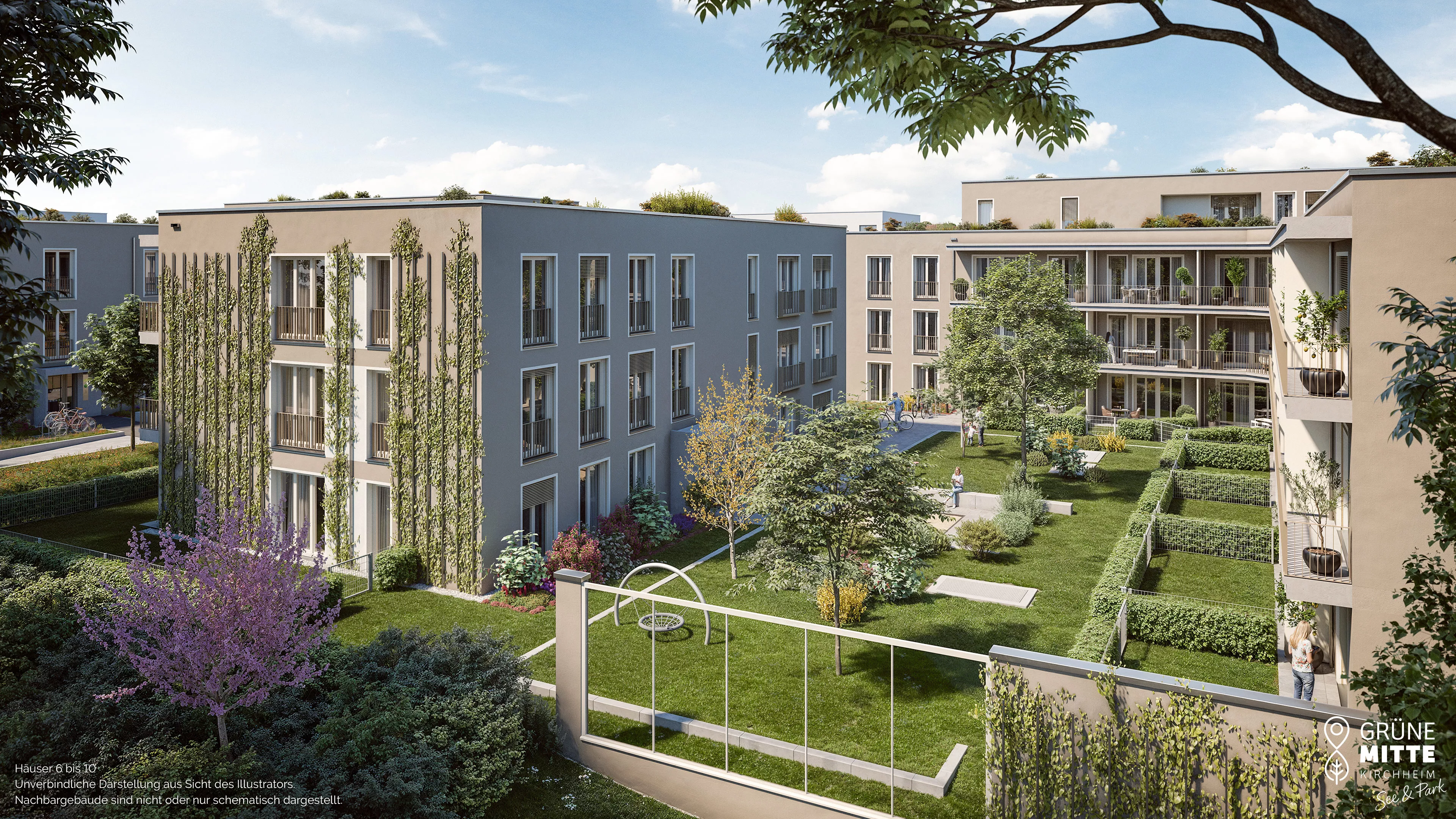 Immobilie Kirchheim b. München: Grüne Mitte Kirchheim - See und Park - Illustration 7