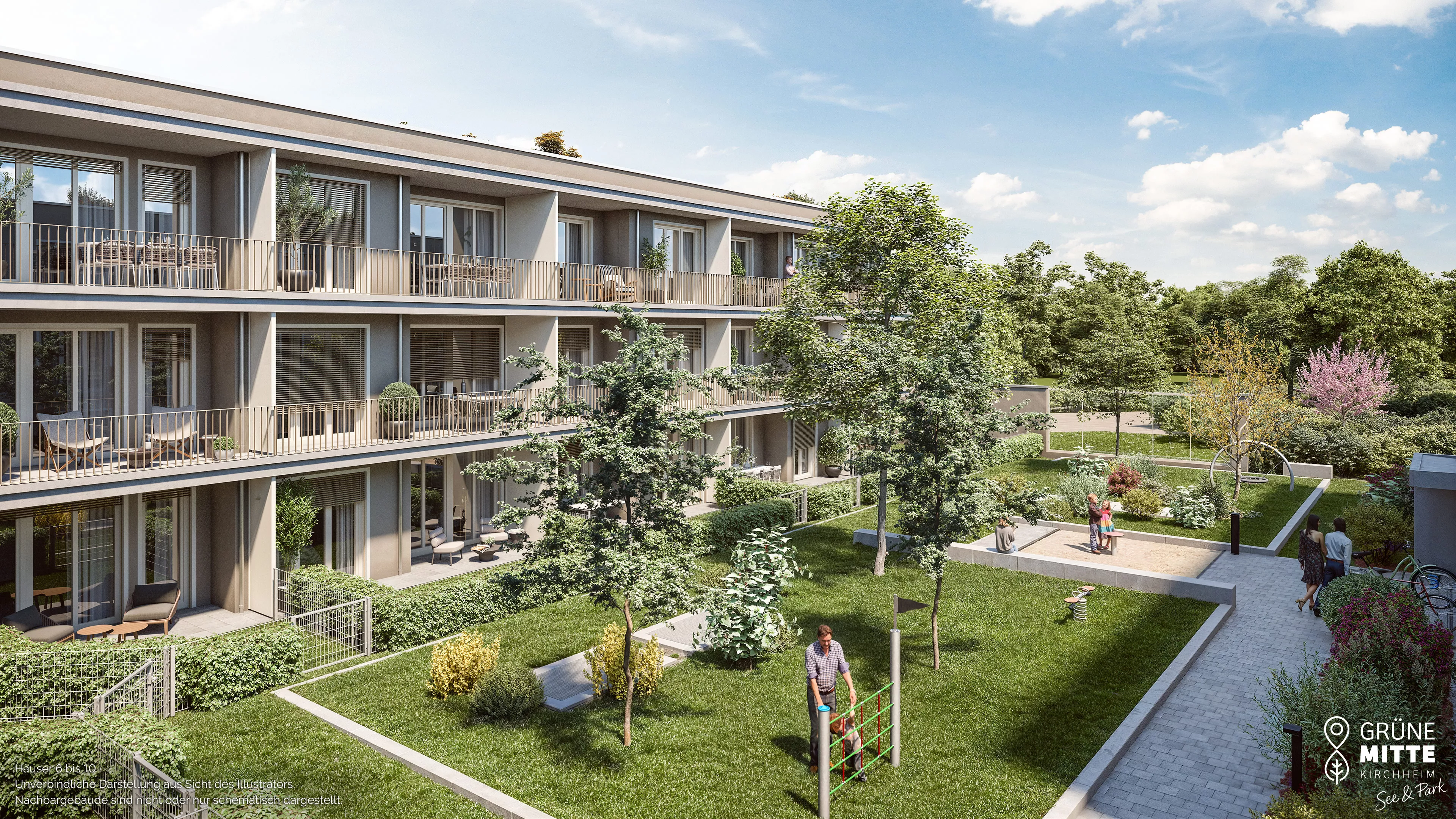 Immobilie Kirchheim b. München: Grüne Mitte Kirchheim - See und Park - Illustration 8