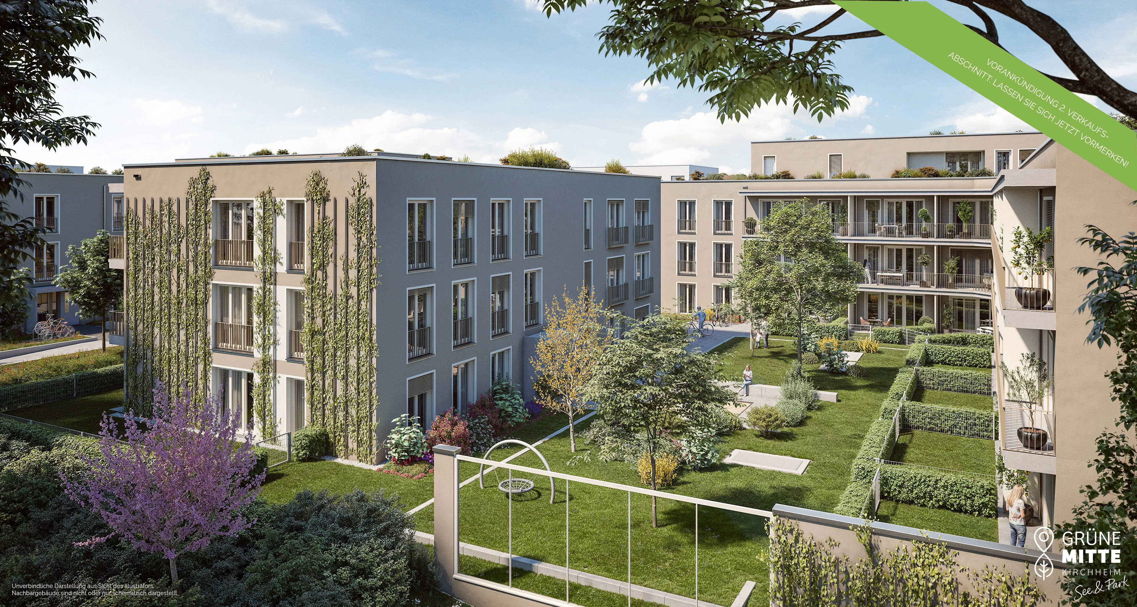 Immobilie Kirchheim b. München: Grüne Mitte Kirchheim - See und Park - Slider
