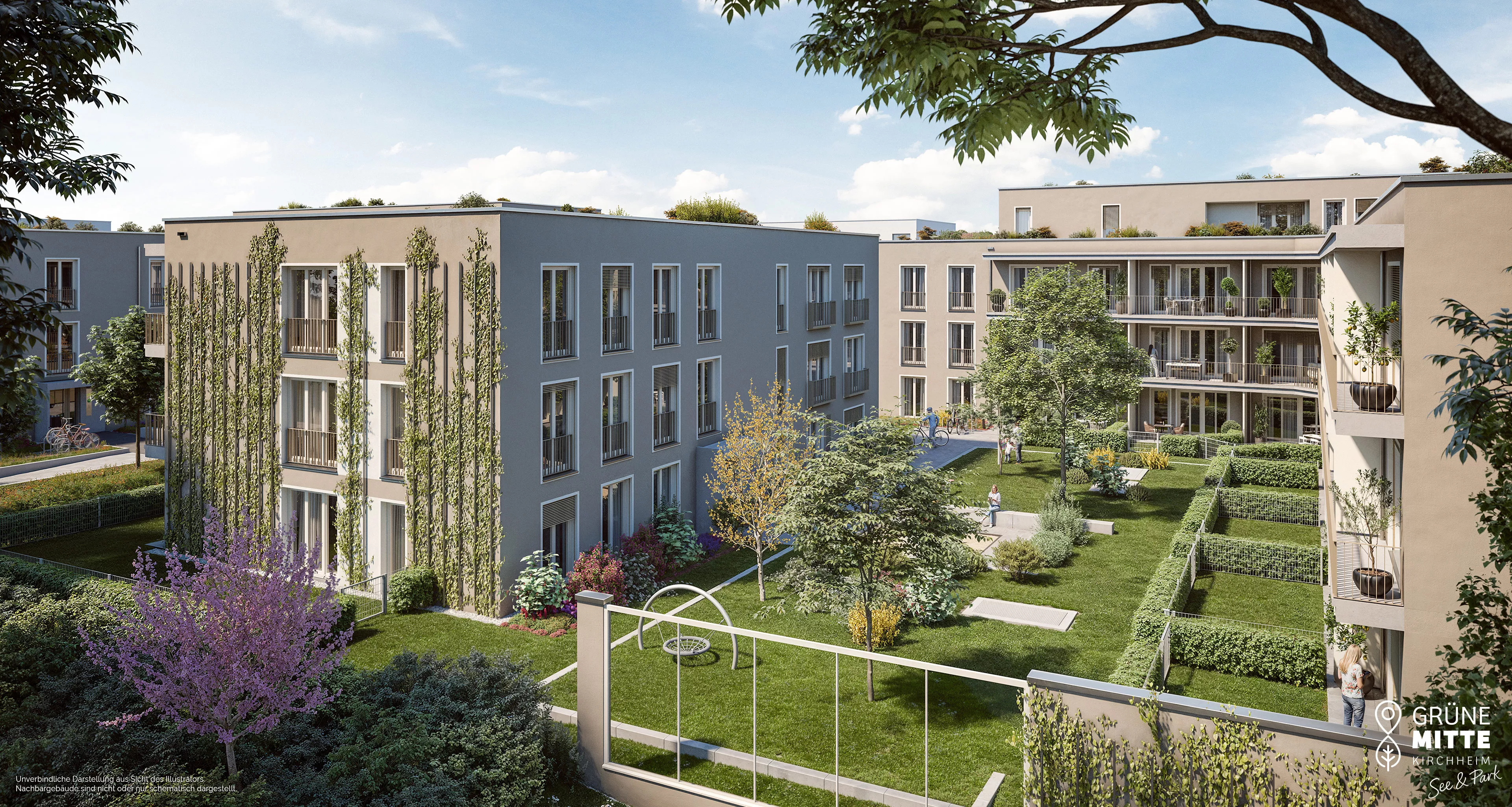 Immobilie Kirchheim b. München: Grüne Mitte Kirchheim - See und Park - Slider