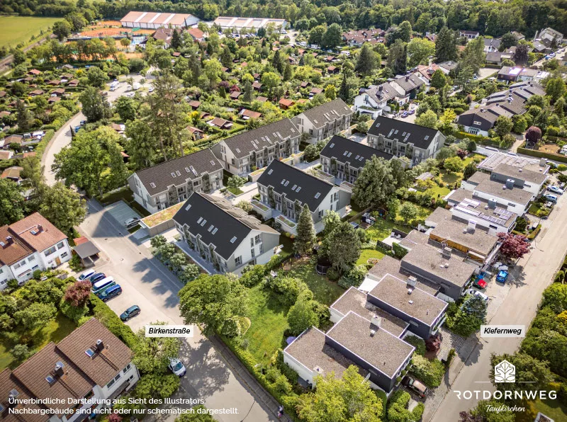 Immobilie Taufkirchen: Rotdornweg-Taufkirchen - Luftbild 2 Immobilie Taufkirchen: Rotdornweg-Taufkirchen - Luftbild 2