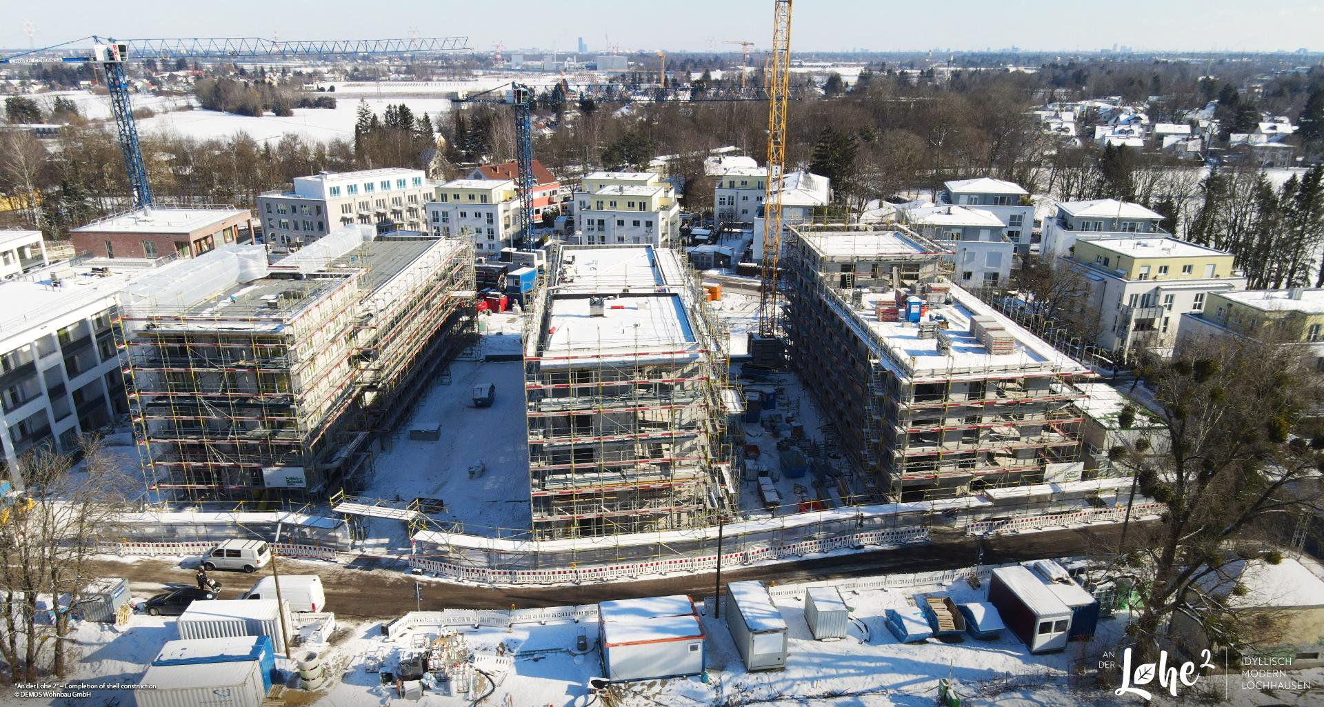 „AN DER LOHE 2“ in Munich-Lochhausen: Shell completion