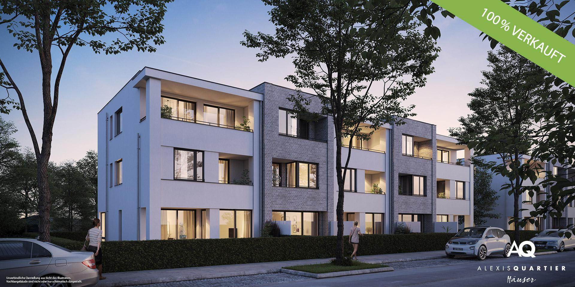 „ALEXISQUARTIER – Häuser“ in München-Perlach: Alle Häuser verkauft