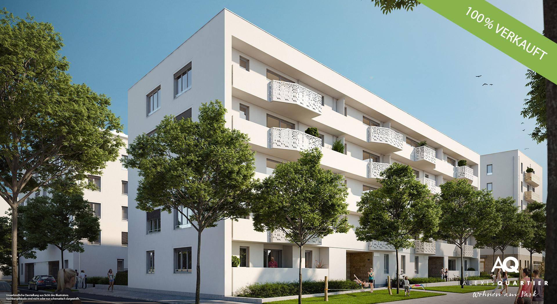 „ALEXISQUARTIER – Wohnen am Park“ in München-Perlach: Alle Wohnungen verkauft