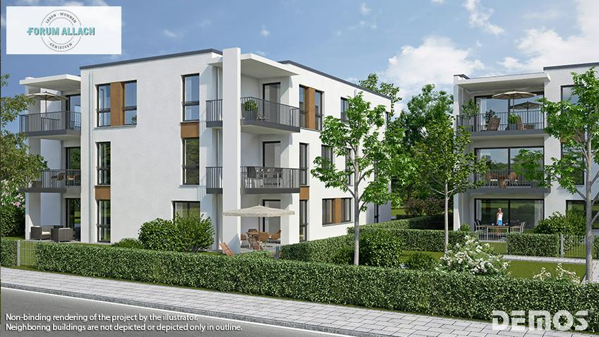 Sales start for buildings 6 - 8 from the 1st sales tranche for “FORUM ALLACH” in Allach-Untermenzing