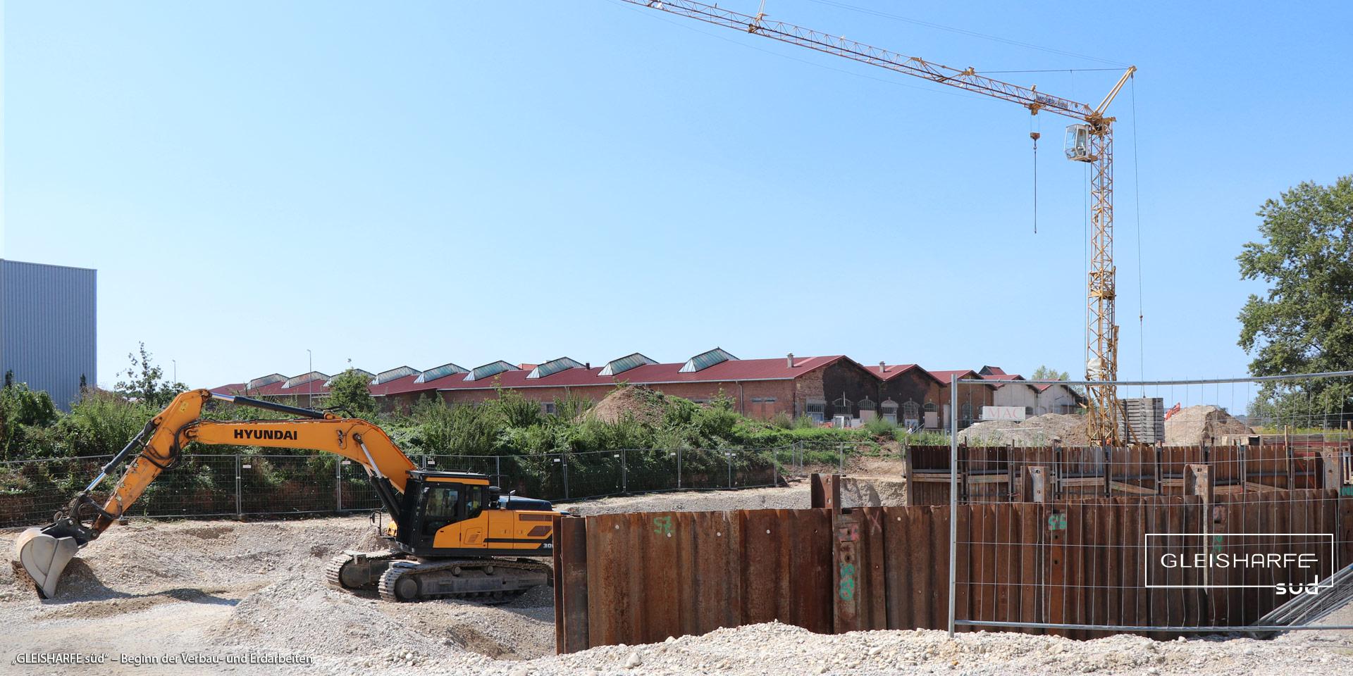 „GLEISHARFE süd“ in München-Neuaubing: Jetzt Beginn der Verbau- und Erdarbeiten
