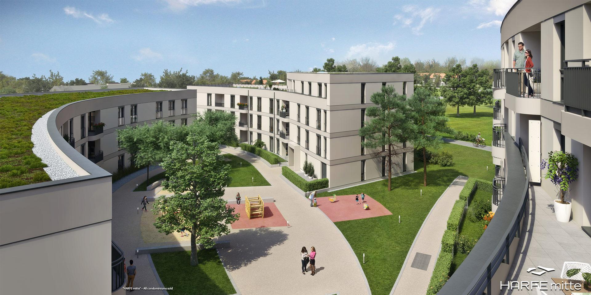 'HARFE mitte' in Munich-Neuaubing: All condominiums sold