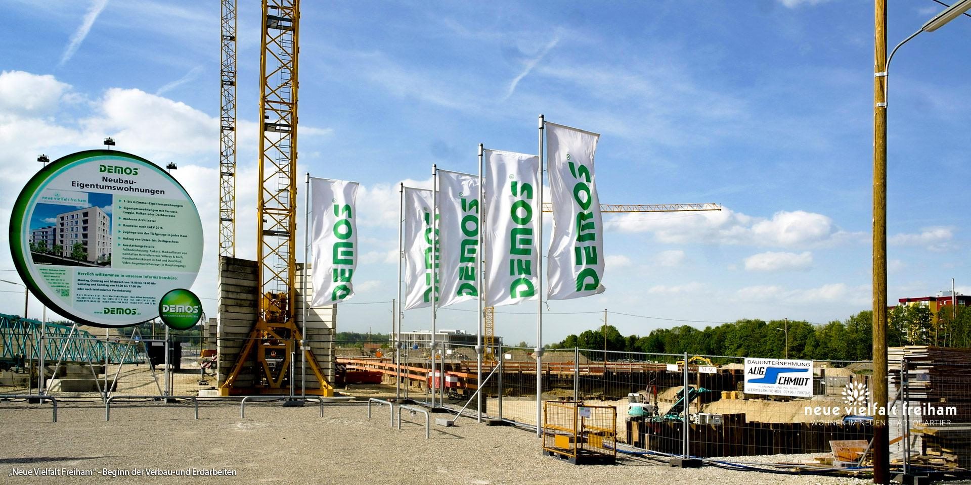 „Neue Vielfalt Freiham“ in München-Freiham: Jetzt Beginn der Verbau- und Erdarbeiten