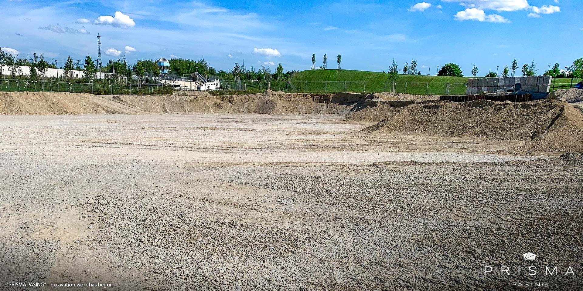 „PRISMA PASING“ in Munich-Pasing: start of excavation work