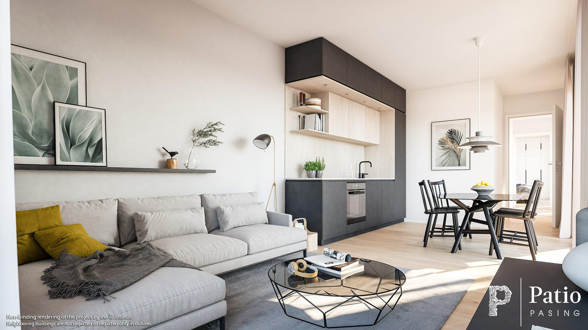 Condominiums Munich: Patio Pasing - Illustration 21