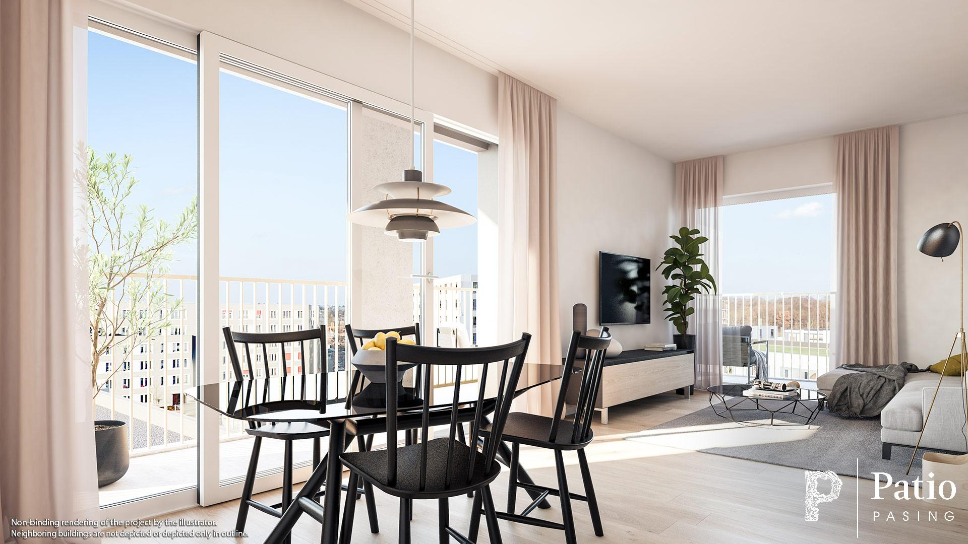Condominiums Munich: Patio Pasing - Illustration 22
