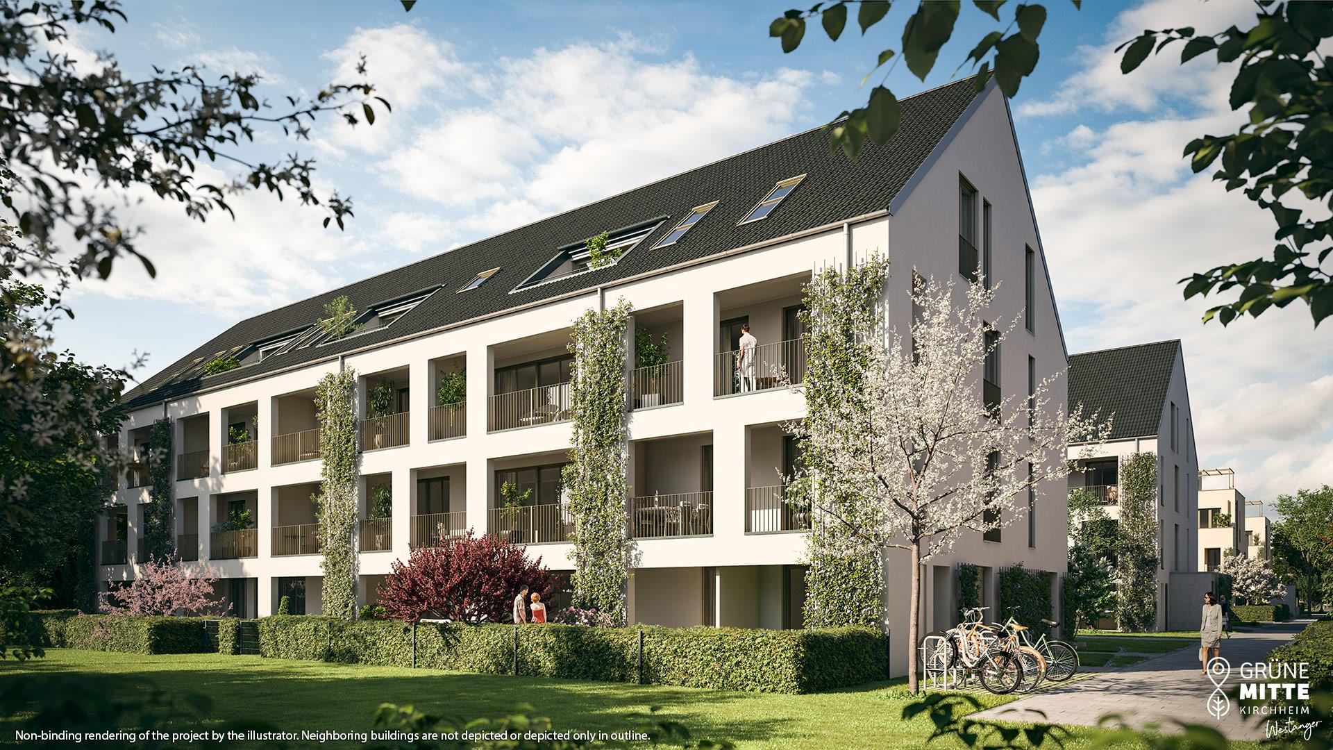 property Grüne Mitte Kirchheim - Westanger - condominiums - illustration 1