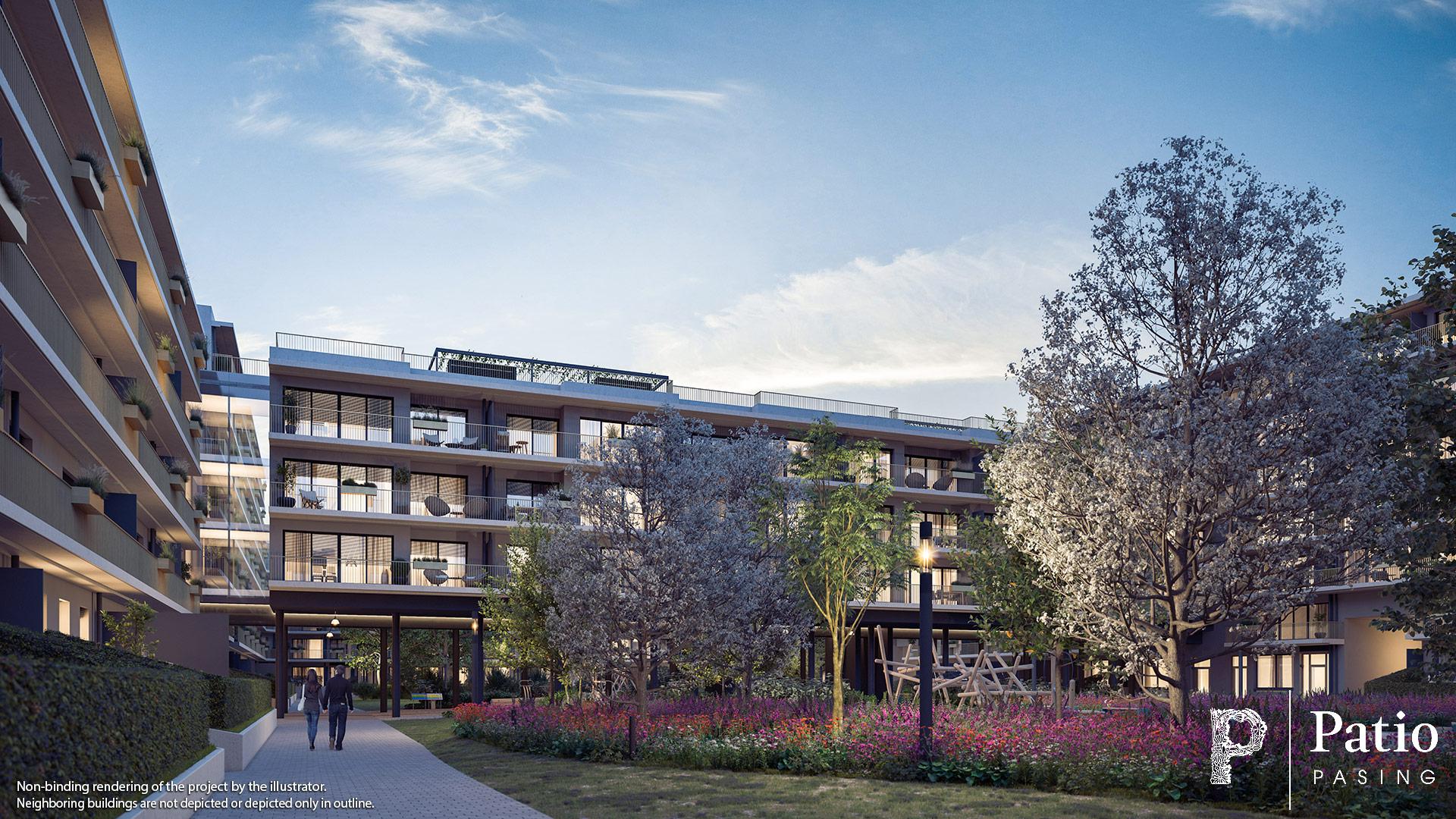 Condominiums Munich: Patio Pasing - Illustration 10