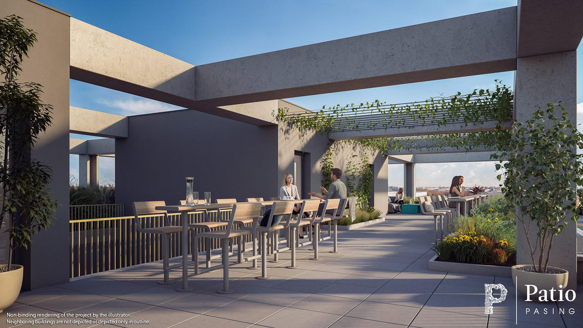 Condominiums Munich: Patio Pasing - Illustration 12
